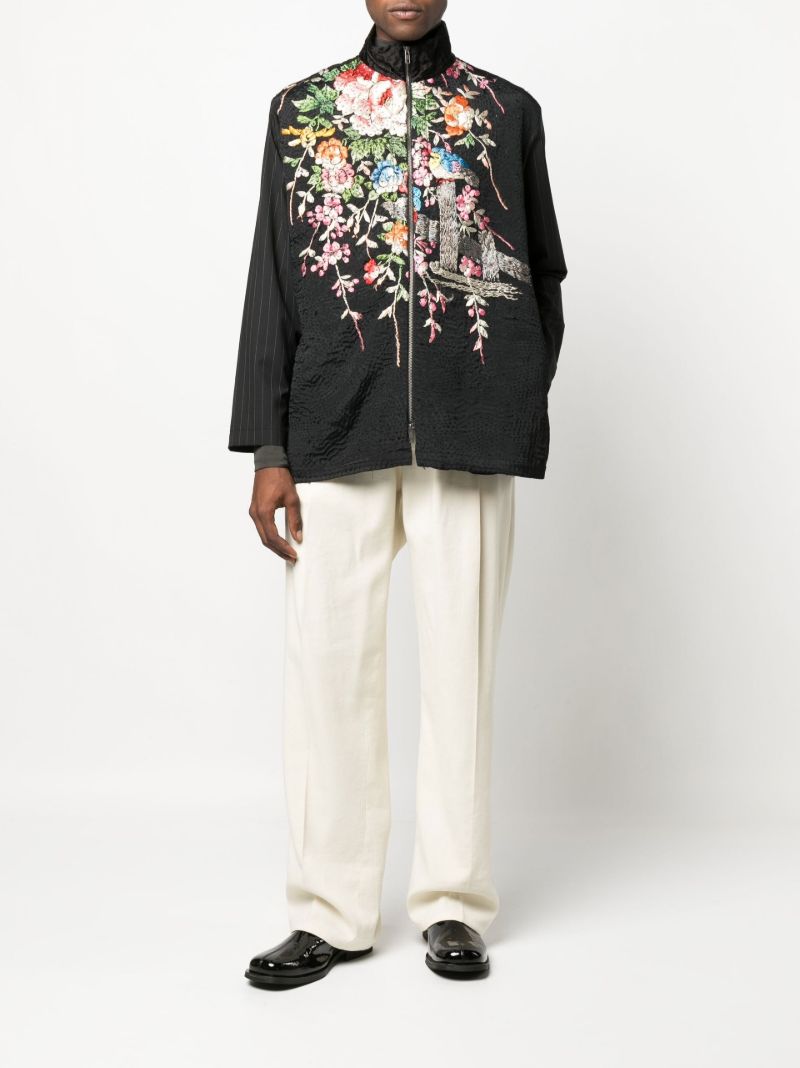 Black Tino Embroidered Jacket
