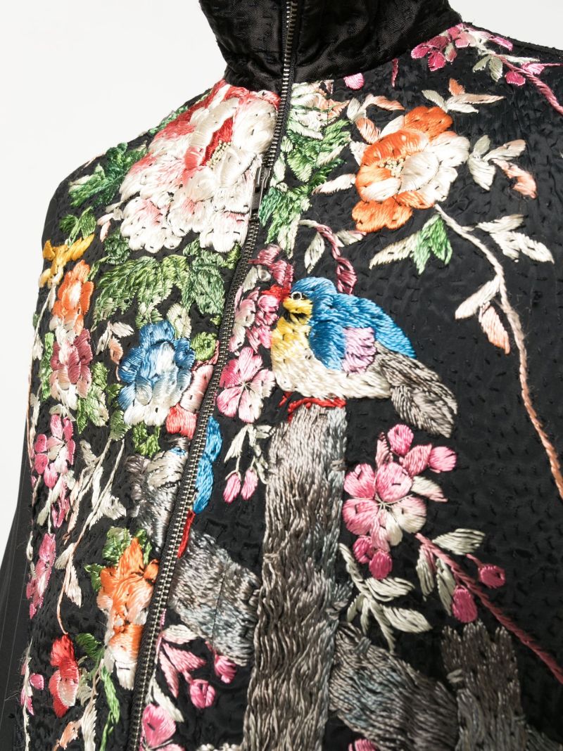 Black Tino Embroidered Jacket