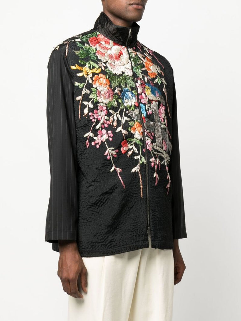 Black Tino Embroidered Jacket