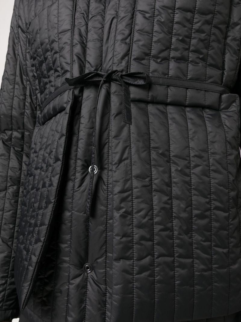 Black Quilted Worker Jacket