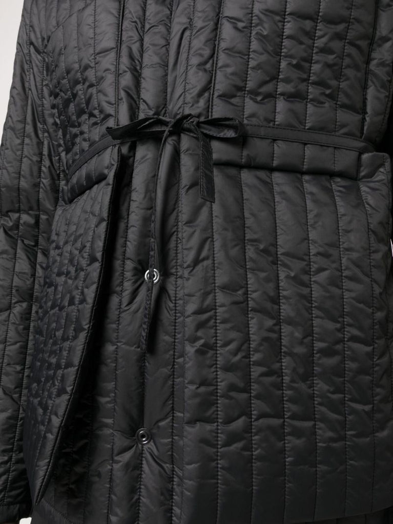 Black Quilted Worker Jacket