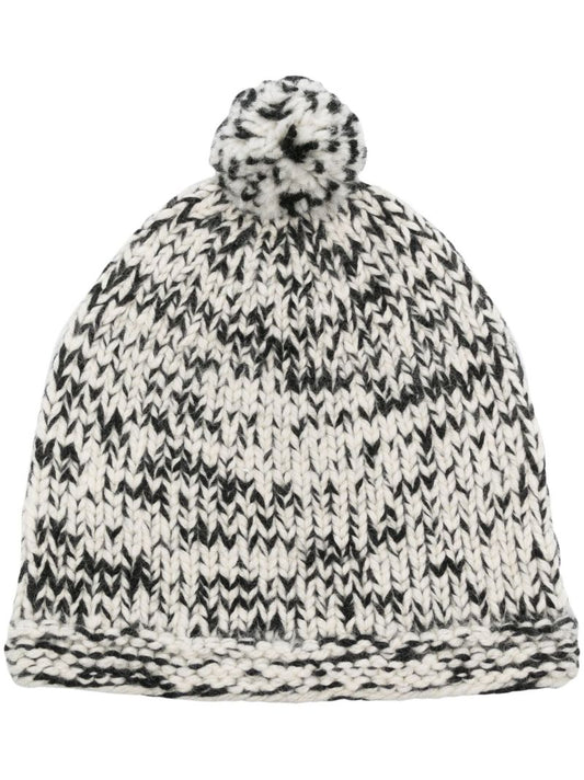 Neutral Gluckow Wool Beanie Hat