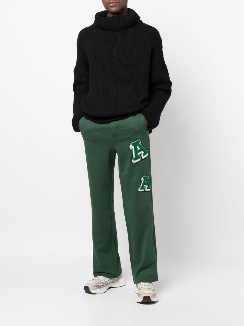 Green Illusion Logo Organic Cotton Track Pants
