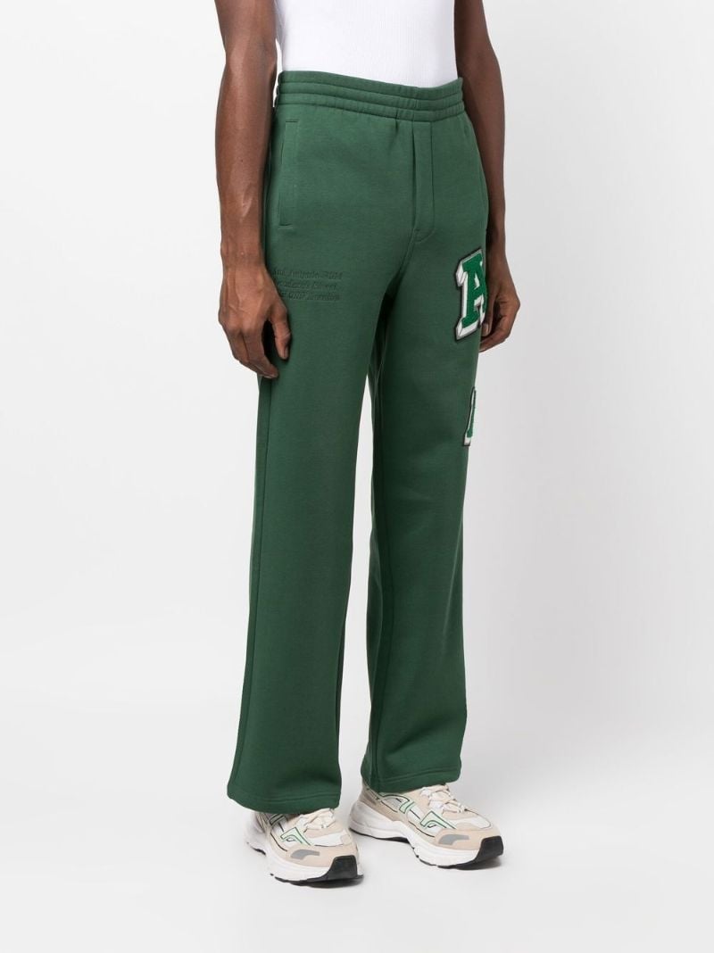 Green Illusion Logo Organic Cotton Track Pants