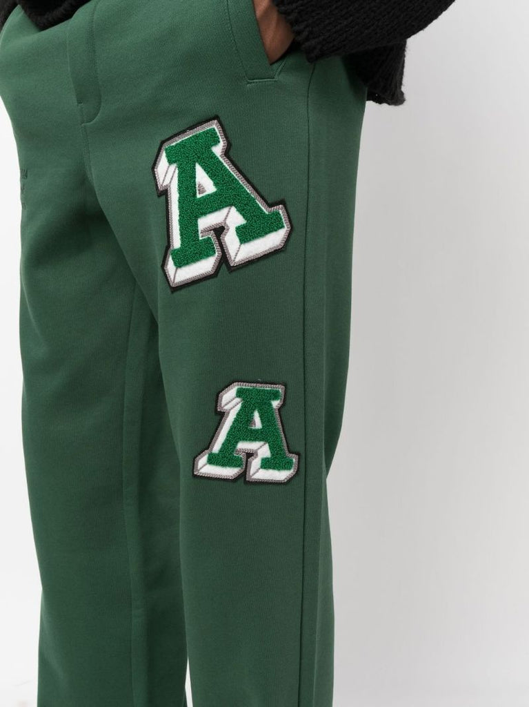 Green Illusion Logo Organic Cotton Track Pants