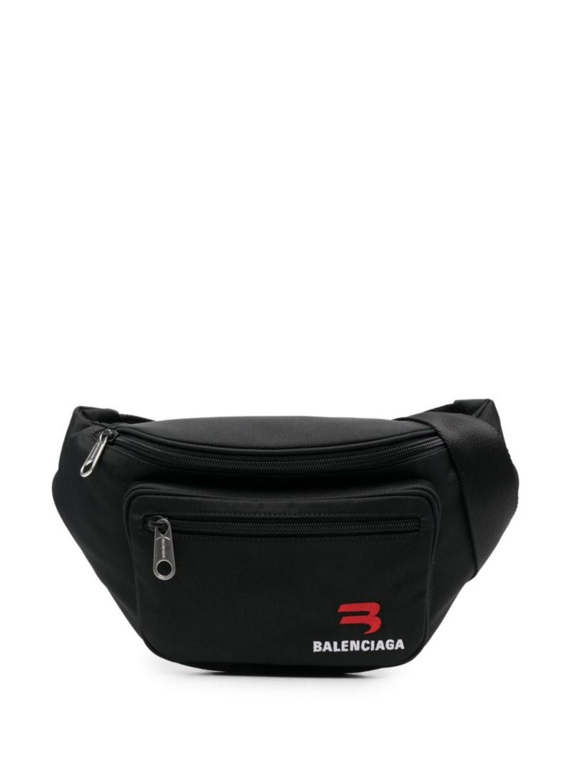 Black Explorer Medium Belt Bag