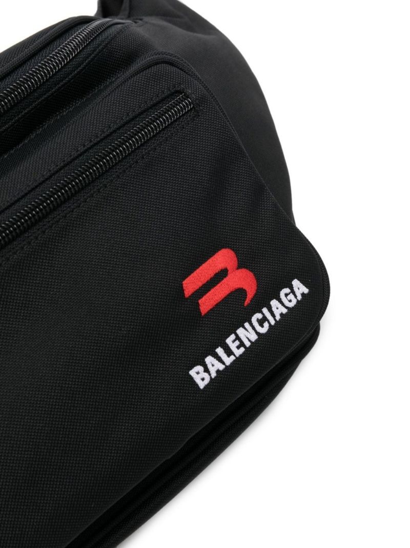 Black Explorer Medium Belt Bag