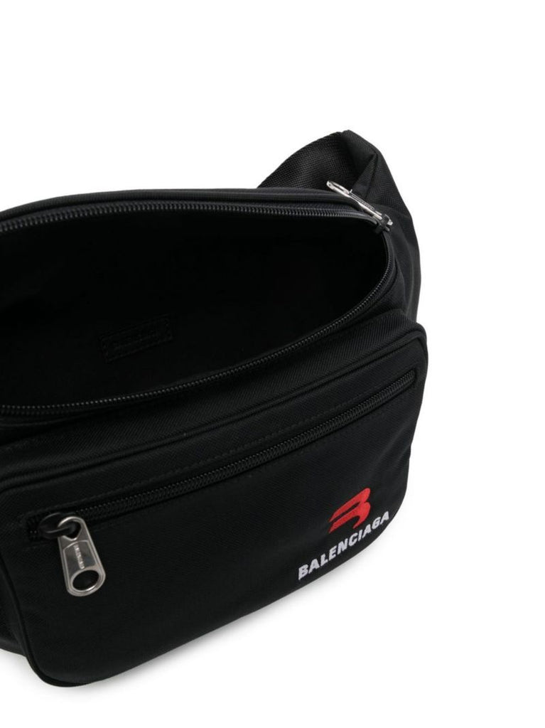 Black Explorer Medium Belt Bag