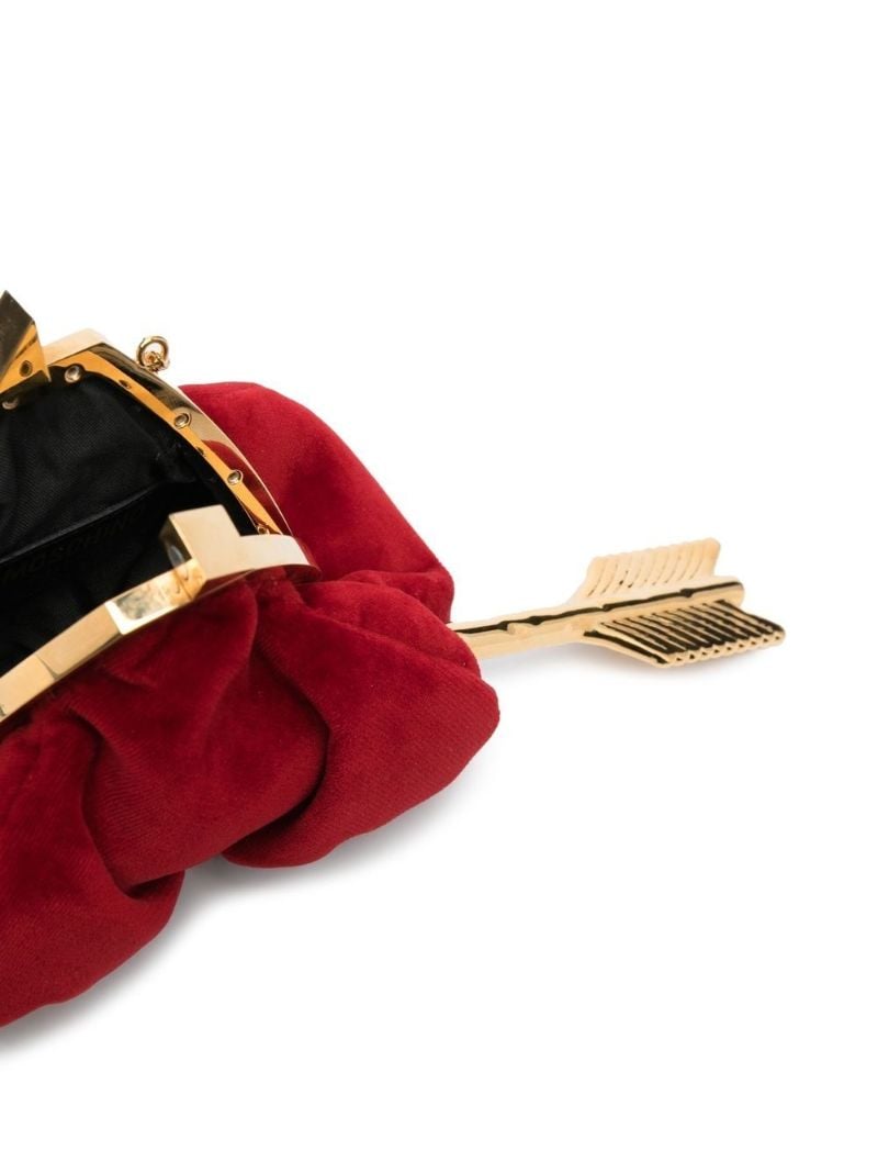 Red Cupid Heart Mini Clutch Bag