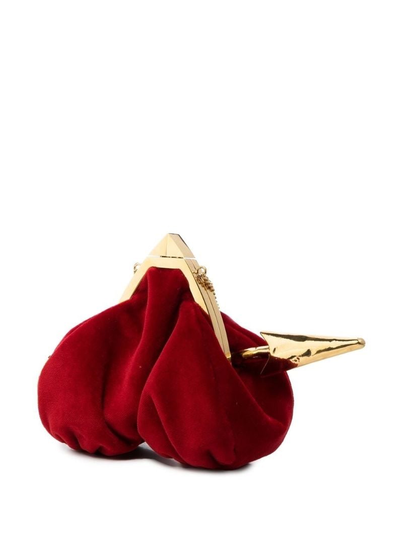 Red Cupid Heart Mini Clutch Bag