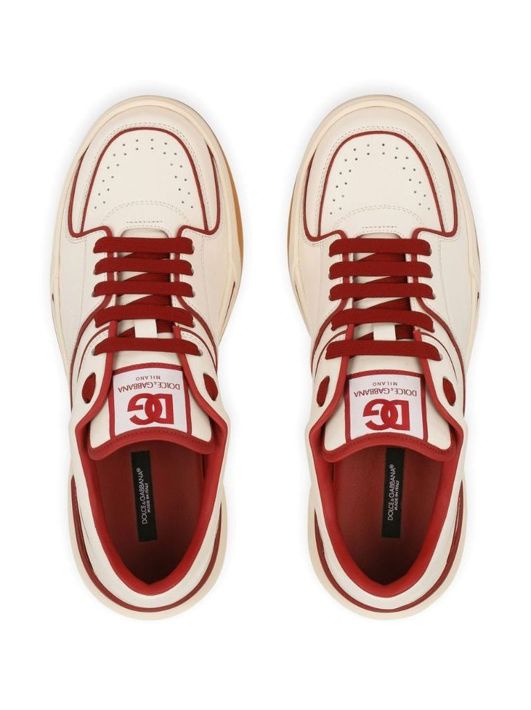Neutral New Roma Leather Sneakers