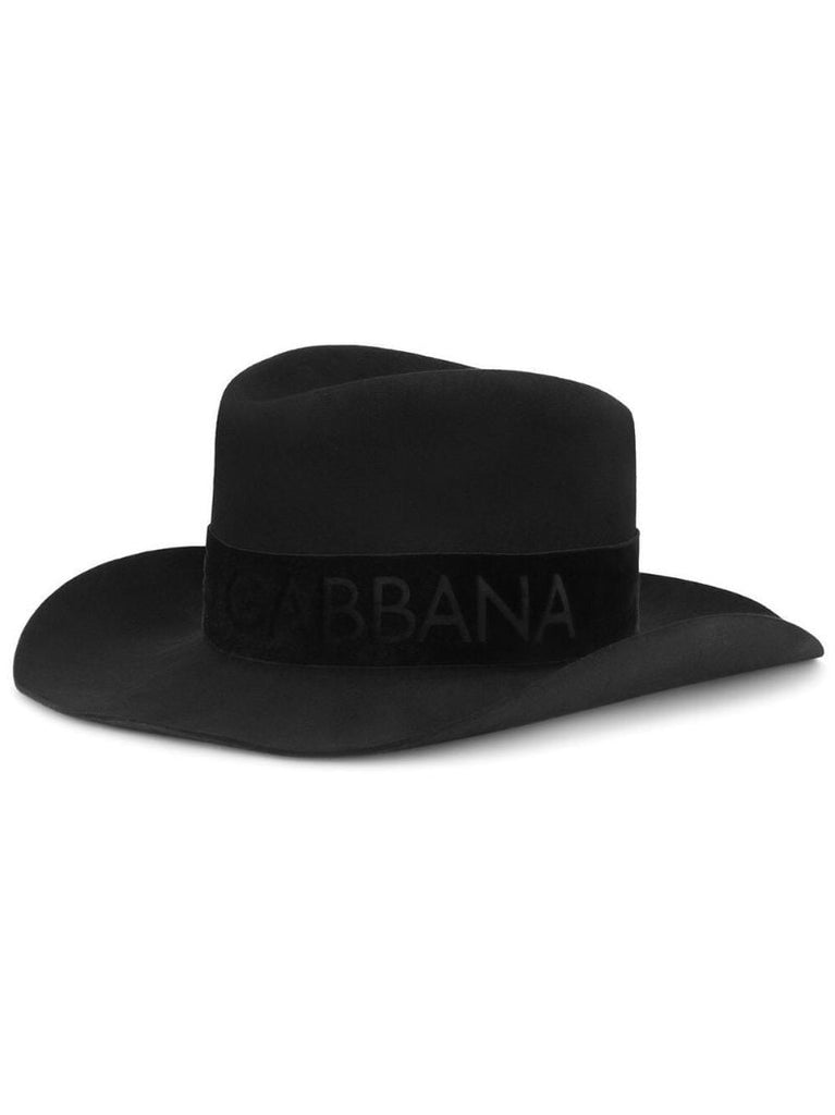 Black Logo Fedora Hat