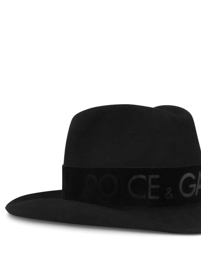 Black Logo Fedora Hat