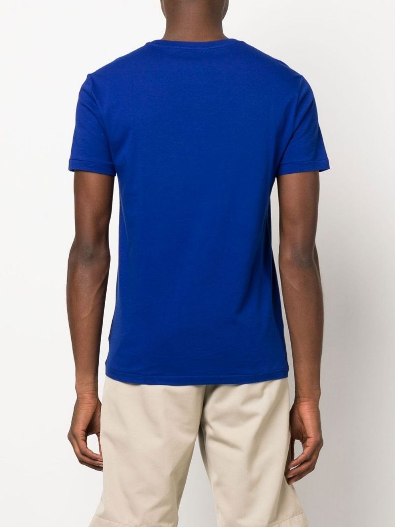 Blue Polo Bear Cotton T-shirt