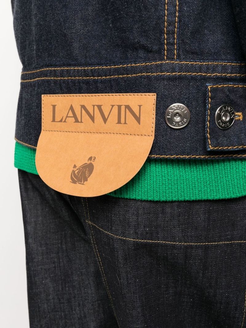 Blue Logo Patch Denim Jacket