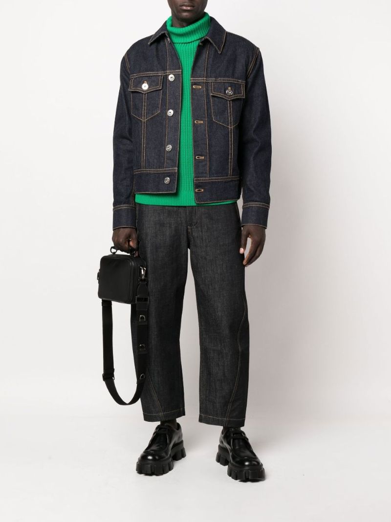 Blue Logo Patch Denim Jacket