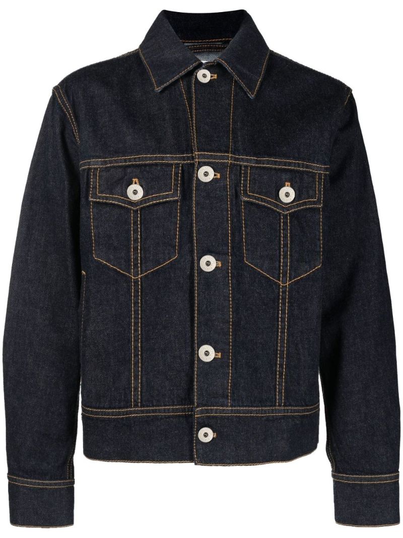 Blue Logo Patch Denim Jacket
