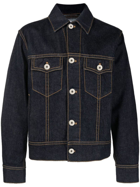 Blue Logo Patch Denim Jacket