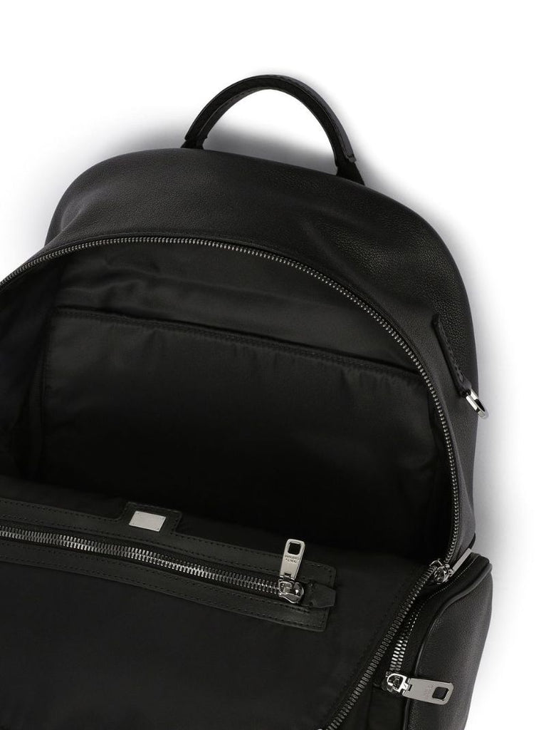 Black Logo Plaque Backpack