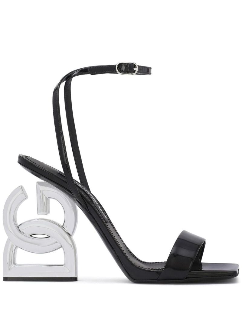 Black Open Toe Sandals