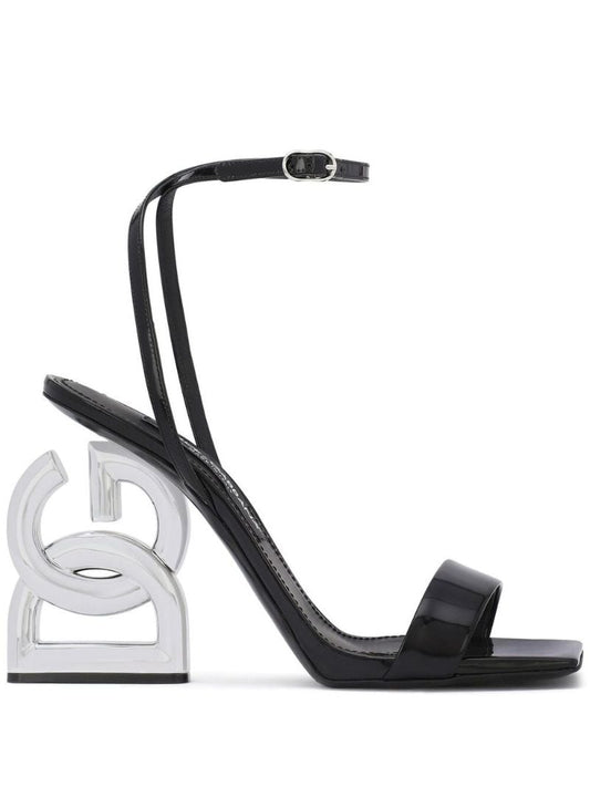 Black Open Toe Sandals