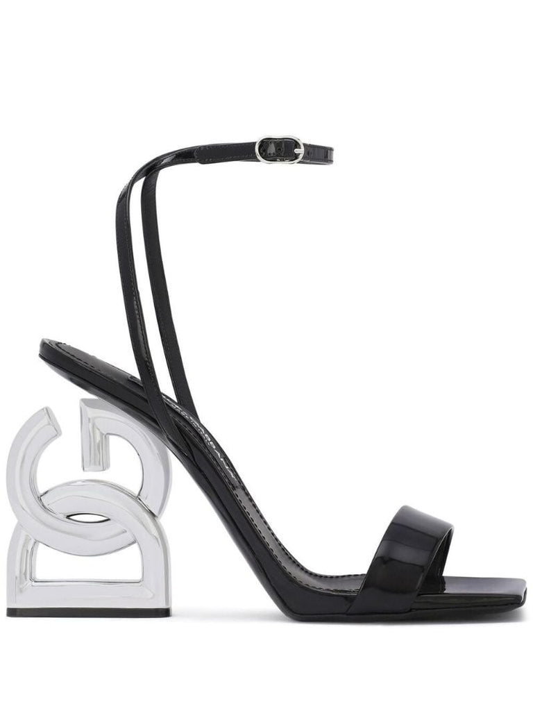 Black Open Toe Sandals