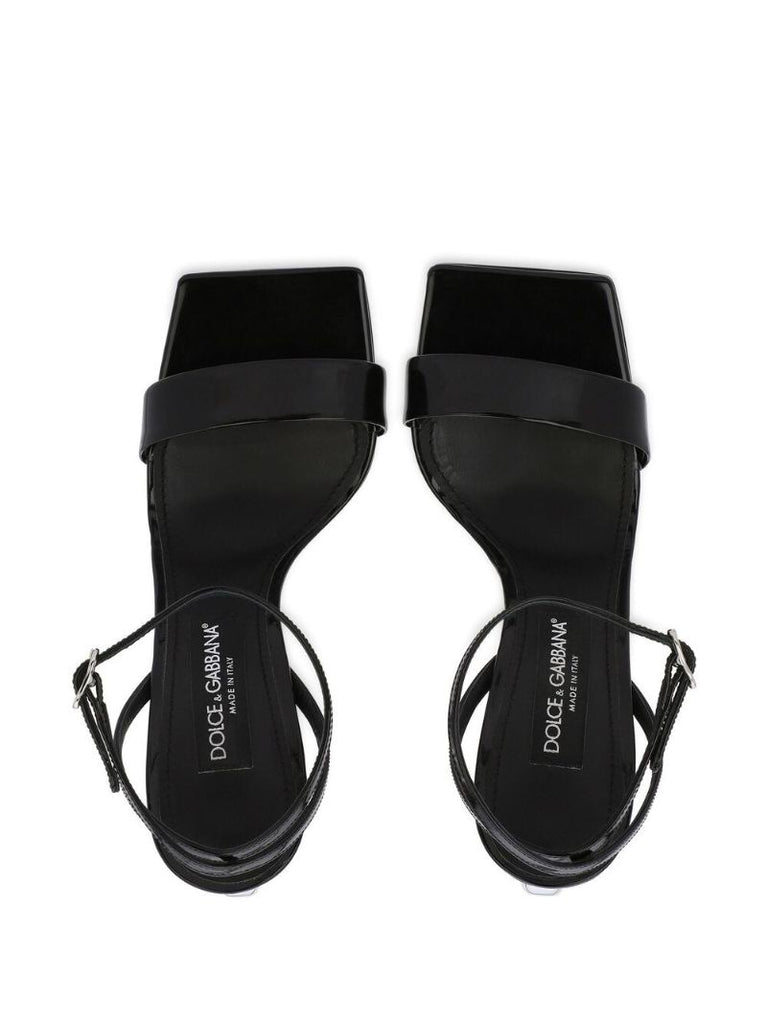 Black Open Toe Sandals