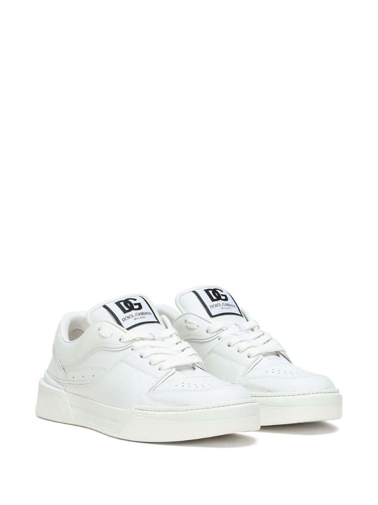 White Roma Low Top Sneakers