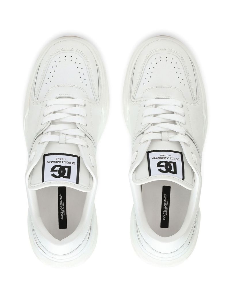White Roma Low Top Sneakers