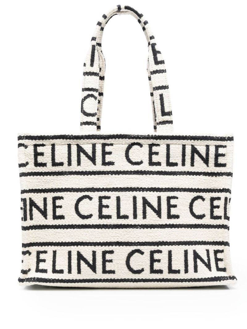 White Cabas Large Tote Bag