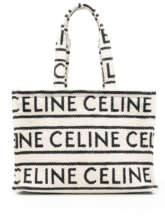 White Cabas Large Tote Bag