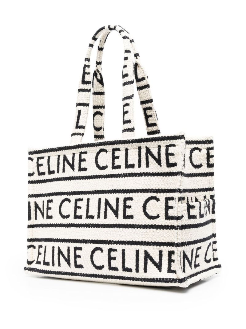 White Cabas Large Tote Bag
