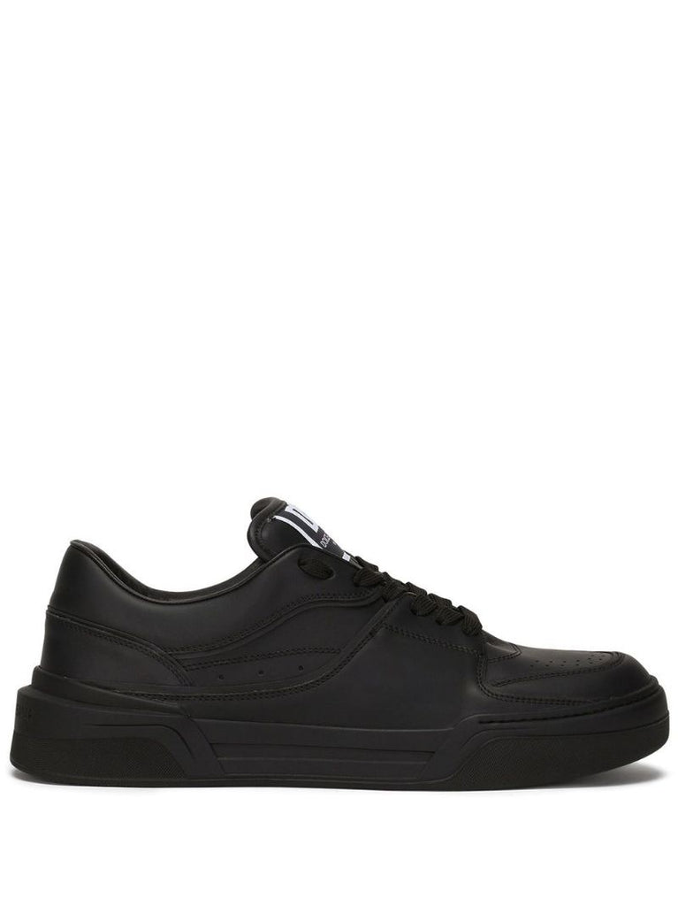 Black Roma Leather Sneakers