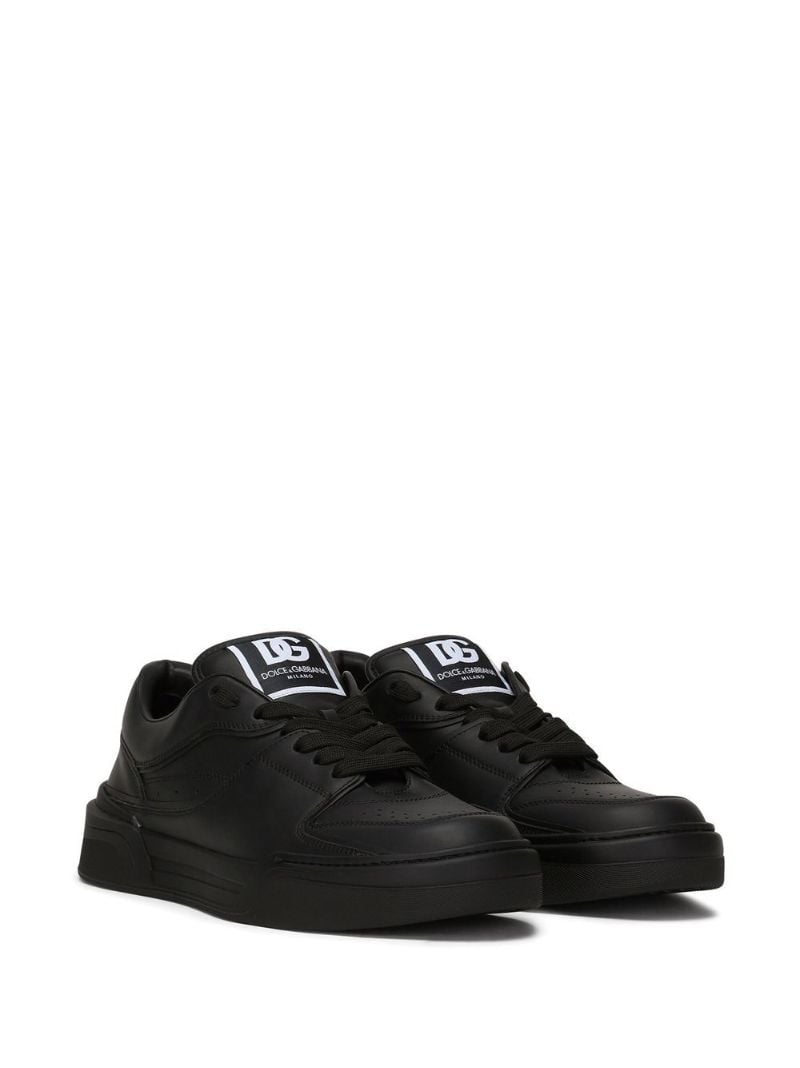 Black Roma Leather Sneakers