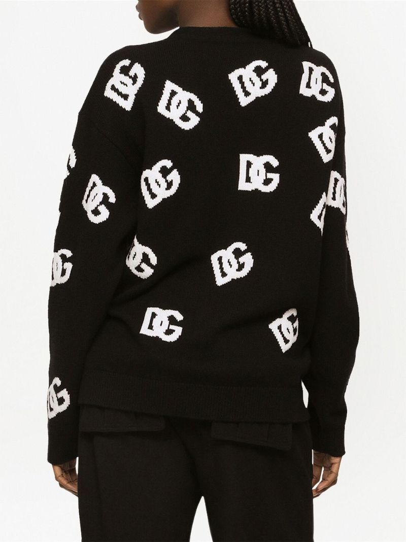 D G V Neck Long Sleeve Button Down Logo