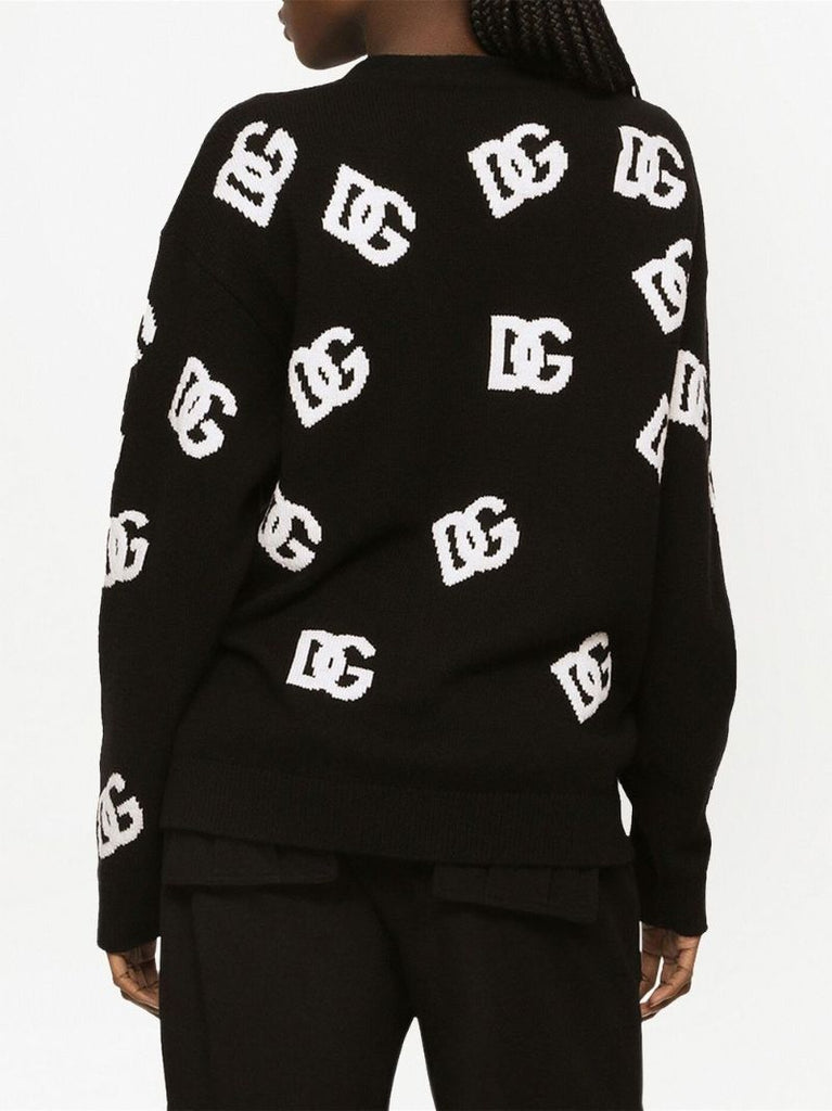 D G V Neck Long Sleeve Button Down Logo