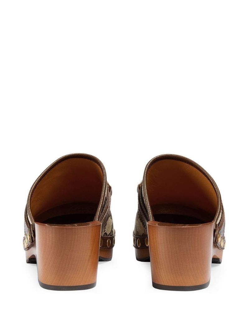 Brown Gg Supreme Horsebit Clogs