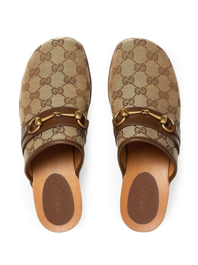 Brown Gg Supreme Horsebit Clogs