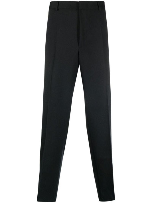 Black Slim-cut Tailored Trousers