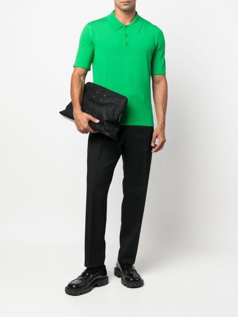Black Slim-cut Tailored Trousers