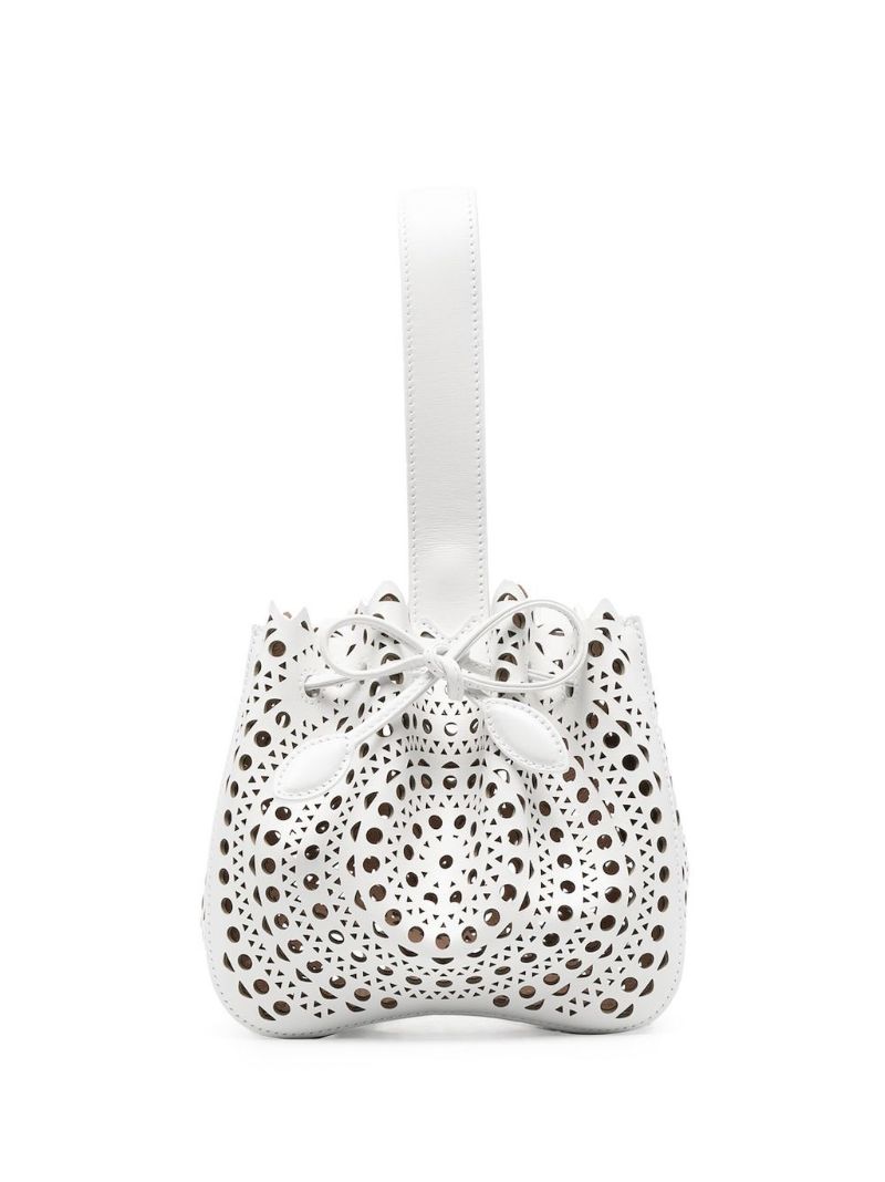 White Rose Marie Leather Bag