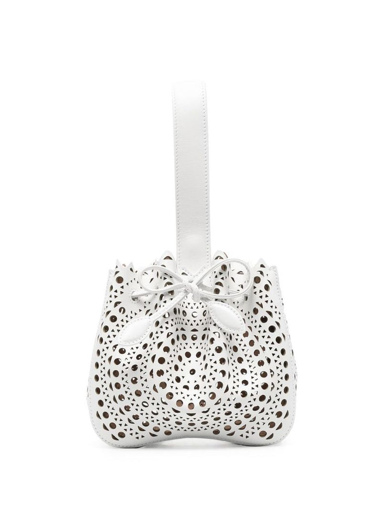 White Rose Marie Leather Bag