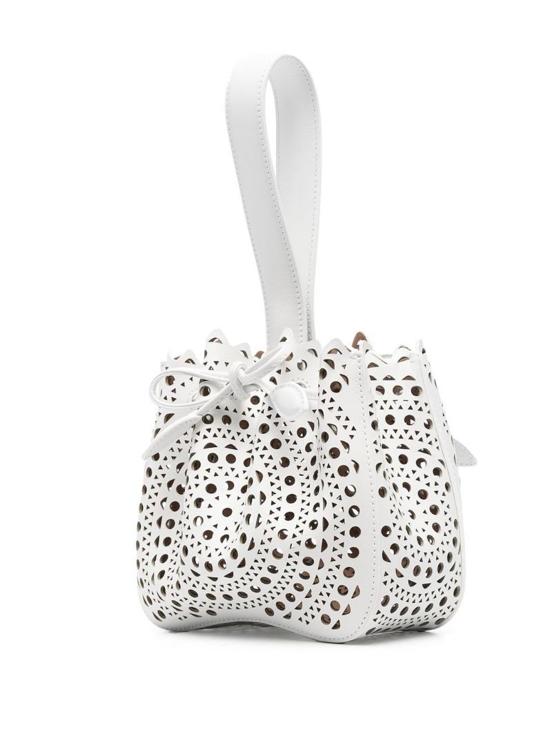White Rose Marie Leather Bag