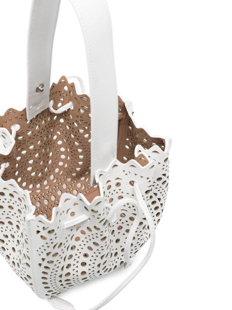 White Rose Marie Leather Bag