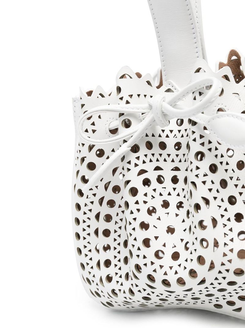 White Rose Marie Leather Bag