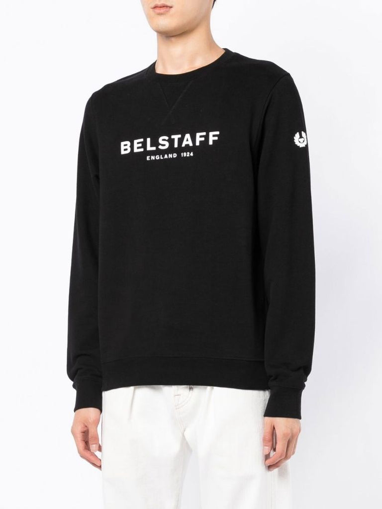 Black 1924 Logo Print Sweatshirt