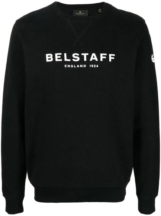 Black 1924 Logo Print Sweatshirt