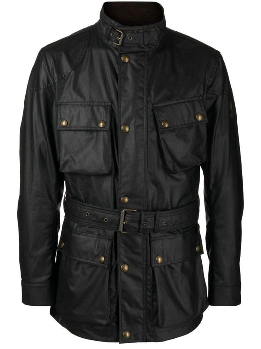Black Trialmaster Wax Cotton Jacket
