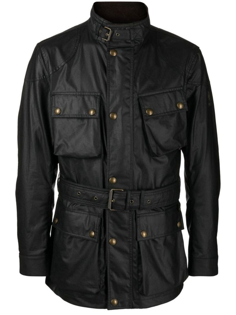 Black Trialmaster Wax Cotton Jacket