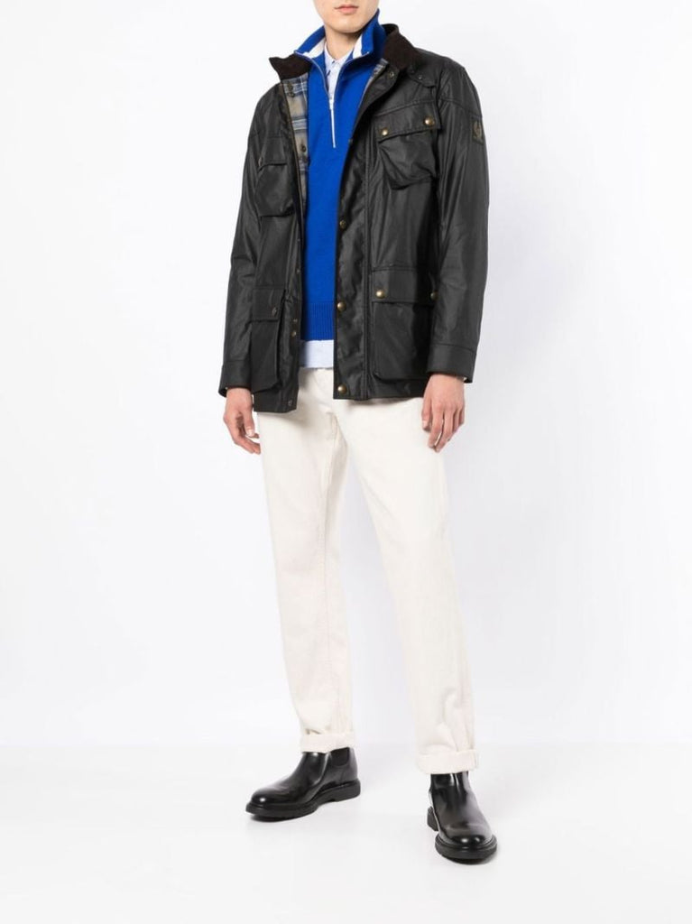 Black Trialmaster Wax Cotton Jacket